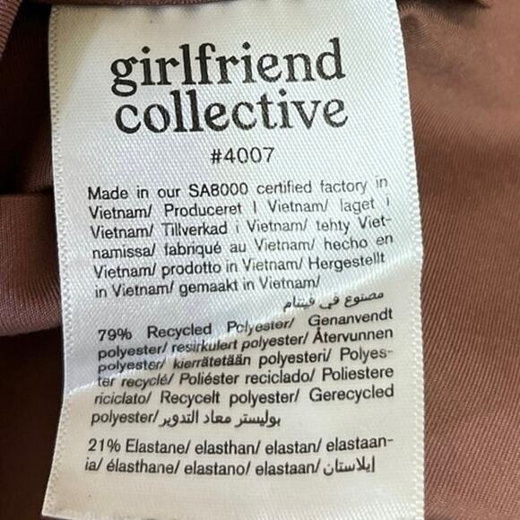 Girlfriend Collective High Rise Ankle Skinny Workout Athletic Leggings Size M - Picture 5 of 5